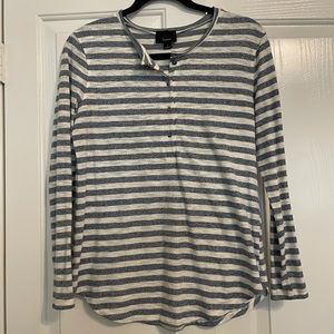 Blue and White striped shirt